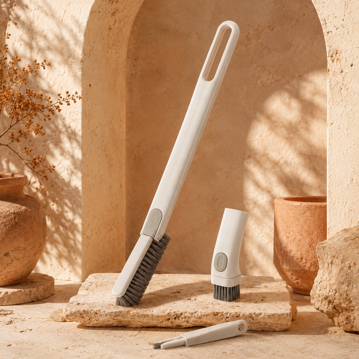 Window Track Cleaning Brush for Sliding Doors, Shower Doors & Narrow Grooves