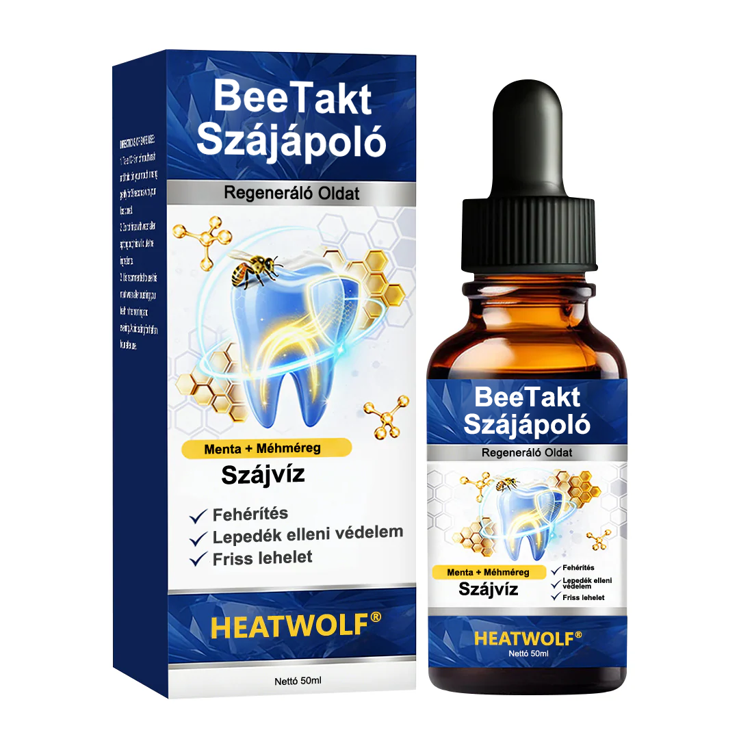 HEATWOLF® BeeTakt Szájápoló Regeneráló Oldat 🦷Fejlett bioaktív formula a szájüreg átfogó regeneráló támogatására