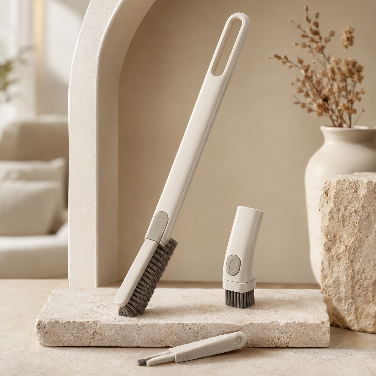 Window Track Cleaning Brush for Sliding Doors, Shower Doors & Narrow Grooves