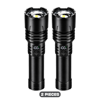 🔥BEST DEAL OFFER 70% OFF + 🎁 2026 Billhol® NEW Super Bright Ultimate Tactical Survival Flashlight · 2M+ SOLD · 80X Brighter ·120H Runtime · Military COB LED Tech🛒
