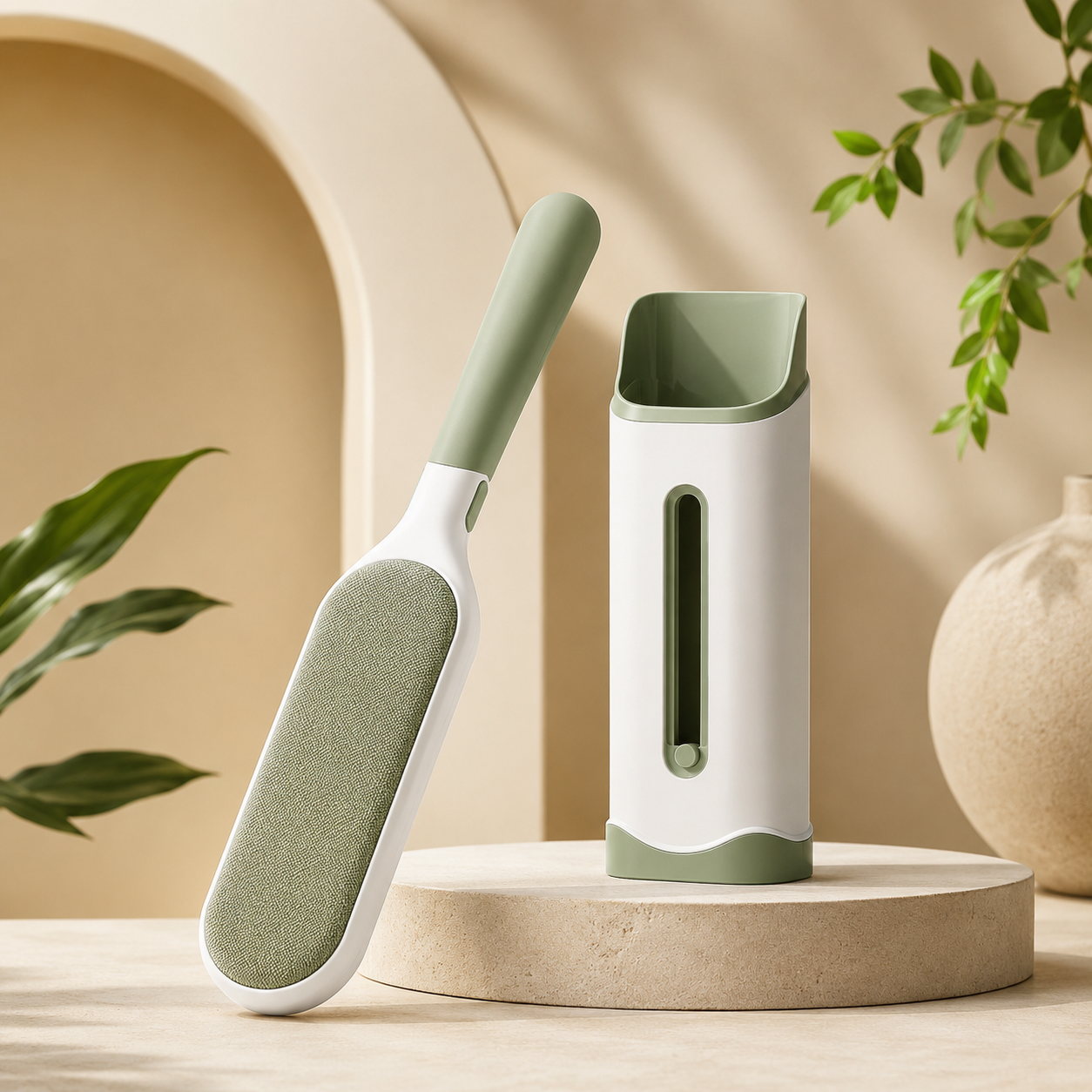 Reusable Pet Hair Removal Brush for Sofa, Clothes, Bedding & Fabric Cleaning