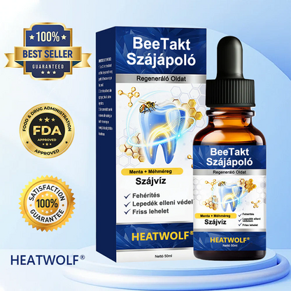 HEATWOLF® BeeTakt Szájápoló Regeneráló Oldat 🦷Fejlett bioaktív formula a szájüreg átfogó regeneráló támogatására