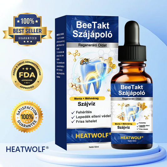HEATWOLF® BeeTakt Szájápoló Regeneráló Oldat 🦷Fejlett bioaktív formula a szájüreg átfogó regeneráló támogatására