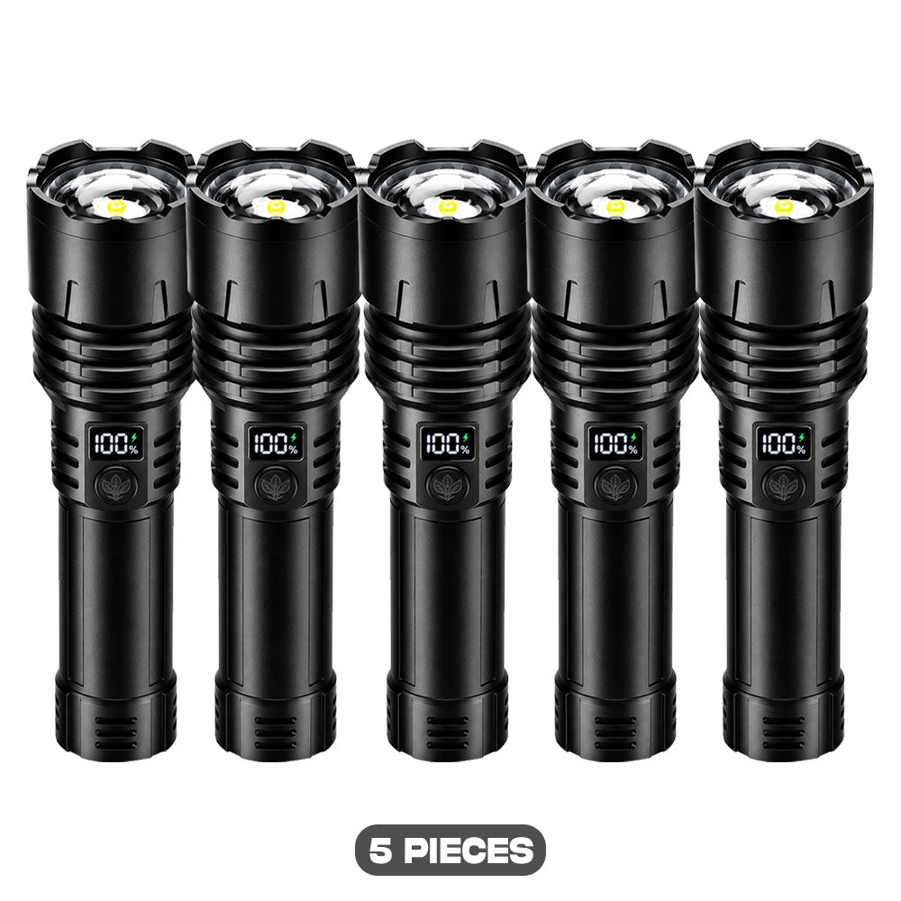 🔥BEST DEAL OFFER 70% OFF + 🎁 2026 Billhol® NEW Super Bright Ultimate Tactical Survival Flashlight · 2M+ SOLD · 80X Brighter ·120H Runtime · Military COB LED Tech🛒