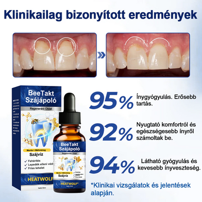 HEATWOLF® BeeTakt Szájápoló Regeneráló Oldat 🦷Fejlett bioaktív formula a szájüreg átfogó regeneráló támogatására
