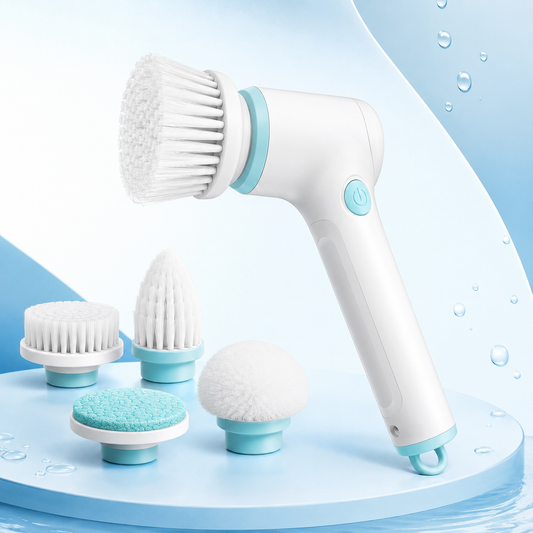 Cordless Electric Cleaning Brush for Bathroom, Kitchen, Sink & Tile Cleaning