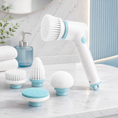 Cordless Electric Cleaning Brush for Bathroom, Kitchen, Sink & Tile Cleaning