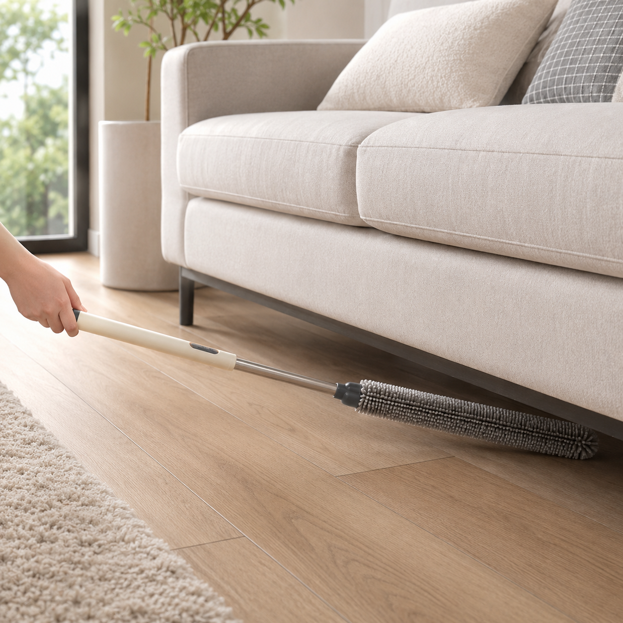 Extendable Gap Dust Cleaner for Under Furniture, Appliances & Narrow Spaces