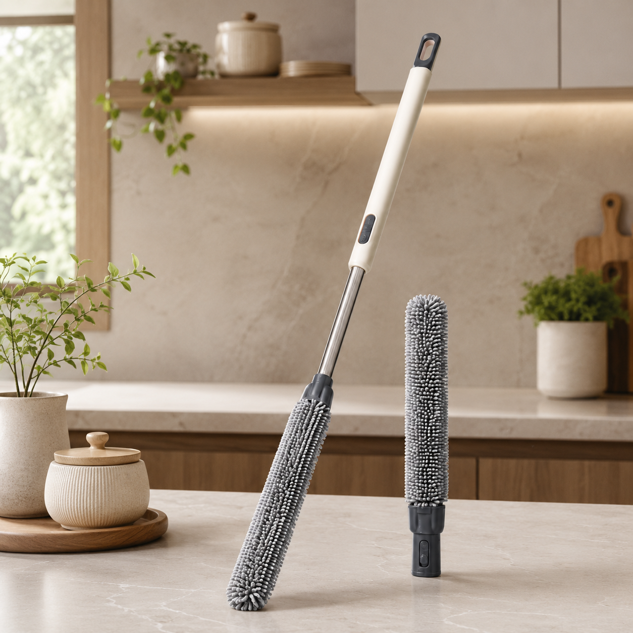 Extendable Gap Dust Cleaner for Under Furniture, Appliances & Narrow Spaces