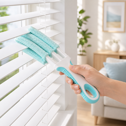 Blind Cleaning Brush for Window Blinds, Shutters & Air Vents