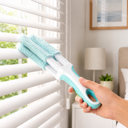 Blind Cleaning Brush for Window Blinds, Shutters & Air Vents