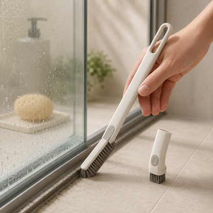 Window Track Cleaning Brush for Sliding Doors, Shower Doors & Narrow Grooves