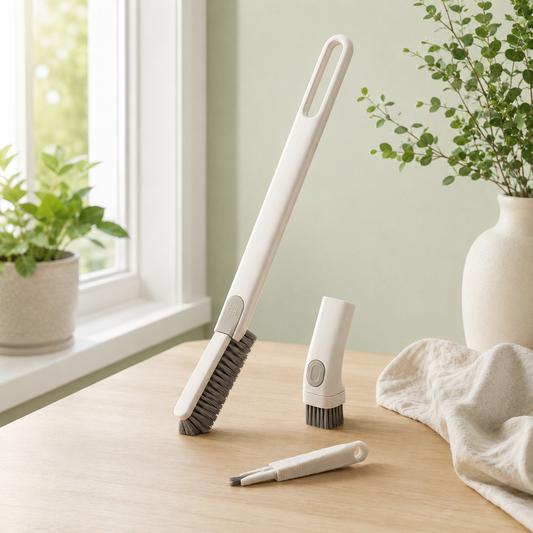 Window Track Cleaning Brush for Sliding Doors, Shower Doors & Narrow Grooves