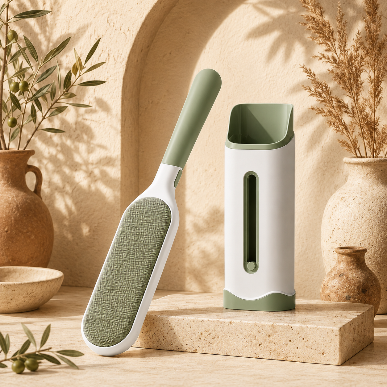 Reusable Pet Hair Removal Brush for Sofa, Clothes, Bedding & Fabric Cleaning