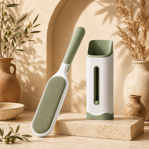Reusable Pet Hair Removal Brush for Sofa, Clothes, Bedding & Fabric Cleaning
