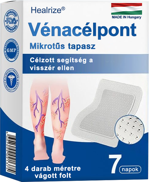 Healrize® Vénacélpont mikrotűs tapasz⚡Azonnali enyhülés hosszú távú eredmények🇭🇺