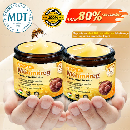 VLSVLS® Méhméreg Bőrhelyreállító Krém 🔥 UTOLSÓ NAP – 80% KEDVEZMÉNY